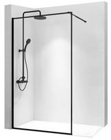 Dušo sienelė Rea Bler Walk-in, 90 cm x 195 cm, skaidri/juoda