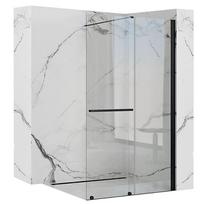 Dušo sienelė Rea Cortis Walk-in, 120 cm x 199 cm, skaidri/juoda