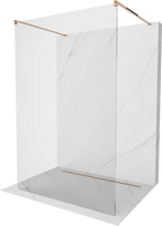 Dušo sienelė Mexen Kioto Walk-in, 145 cm x 200 cm, rose gold