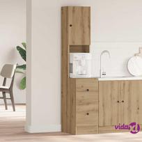 bufeto virtuves spinteles - vidaXL Virtuvės spintelė su stalčiais, artisano ąžuolo (Artisan Oak) - 2 nuotrauka
