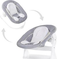 HAUCK gultukas 2in1 ALPHA BOUNCER, Stretch pilka (Stretch Grey)