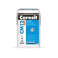 Plytelių klijai Ceresit CM12 Elastic Plus, 25 kg, pilka (Grey)
