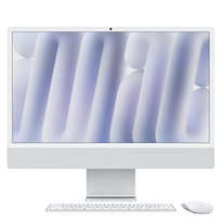 imac 24 4.5k retina - Apple iMac 24" 4.5K Retina M4 8C CPU, 8C GPU/16GB/256GB SSD/Sidabrinė (Silver) - 3 nuotrauka