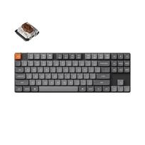tkl keyboard - Keychron K1 Max 80% TKL Brown Switch Juodas (Black) - 2 nuotrauka