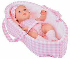 kudikiams sukneles - Jokomisiada Lėlė Naujagimis su priedais - rožinė (Pink) ZA 5007 RO, 32 cm - 2 nuotrauka