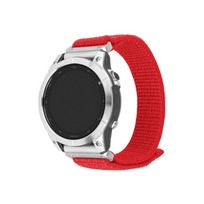Fixed Sportiškas dirželis Garmin QuickFit 22mm ,  160-210 mm ,  Raudona (Red) ,  Nailonas