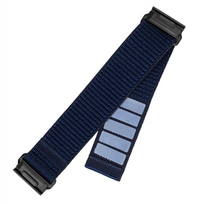 garmin 22m apyranke - Fixed Sporty Strap for Garmin QuickFit 22mm, 160-210 mm, Tamsiai mėlynas (Dark blue) - 1 nuotrauka