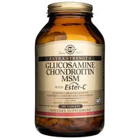 Solgar Ekstra stiprus Gliukozaminas Chondroitinas MSM su Ester-C, 180 tablečių