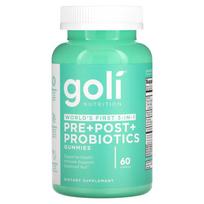 gelytes - Goli Nutrition Pre + Post + Probiotikai, 60 kramtomųjų guminukų - 2 nuotrauka