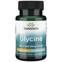 kapsules - SWANSON AjiPure Glicinas 500 mg, 60 kapsulių - 1 nuotrauka