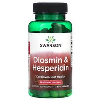 SWANSON Diosminas ir Hesperidinas (DiosVein), 60 kapsulių