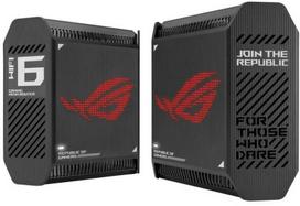 marsrutizatorius wi fi 6 - Asus ROG Rapture GT6 Wi-Fi 6 Tinklinis Maršrutizatorius 2-vnt. Juodas (Black) - 1 nuotrauka