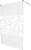 Dušo sienelė Mexen Kioto 800-110-002-01-85, 110 cm x 200 cm, balta/chromo
