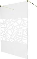 Dušo sienelė Mexen Kioto 800-130-002-50-85, 130 cm x 200 cm, aukso/balta
