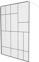 Dušo sienelė Mexen Kioto 800-140-002-20-78, 140 cm x 200 cm, balta/juoda