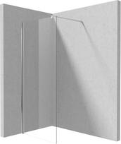 Dušo sienelė Deante Kerria Plus, 90 cm x 200 cm, skaidri/chromo