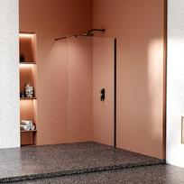 Dušo sienelė Magnifity Gardena Walk-In, 90 cm x 200 cm, skaidri/juoda