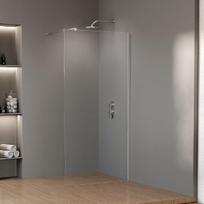 Dušo sienelė Magnifity Gardena Walk-In, 110 cm x 200 cm, skaidri/chromo