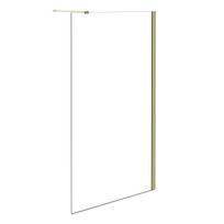 Dušo sienelė Besco Eco-N Walk-In, 120 cm x 195 cm, aukso