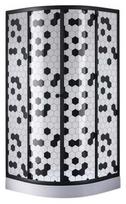 duso kabinos 80x80 - Dušo kabina Gotland Honeycomb, pusapvalė, 80 cm x 80 cm x 195 cm - 1 nuotrauka