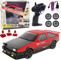rc automobili - Lean Toys RC driftinis automobilis 4WD Raudonas (Red) - 1 nuotrauka