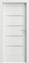 Kairinė vidaus durų varčia PORTA VERTE HOME G4, balta, 203×74,4×4 cm