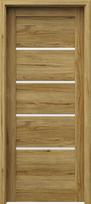 Vidaus durų varčia rėminė Porta Trim Lite A4, kairinės, katanijos ąžuolas, 203 x 84.4 x 4 cm