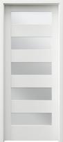 Vidaus durų varčia rėminė Porta Trim Lite B5, dešininės, balta, 203 x 84.4 x 4 cm