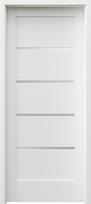 Vidaus durų varčia rėminė Porta Trim Lite A4, dešininės, balta, 203 x 84.4 x 4 cm