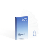 ALPINE WHITE, balinamosios juostelės jautriems dantims, 7 vnt.