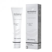 DENTISSIMO balinanti dantų pasta PRO-WHITENING, 75 ml