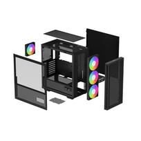 skaidres -  Deepcool CH560 Digital, skaidri/juoda - 7 nuotrauka