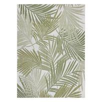 Kilimas vidaus Hakano Vinea Palms, kreminė/žalia, 150 cm x 80 cm
