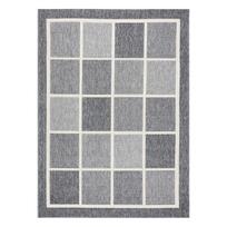 Kilimas vidaus Hakano Wink Squares, pilkas, 150 cm x 80 cm