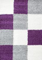 Kilimas vidaus Ayyildiz Life Checked 1602301501, balta/pilka/šviesiai violetinė, 230 cm x 160 cm