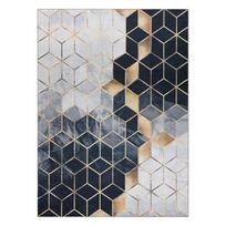 Kilimas vidaus Mark Arlen Cube, aukso/baltas/pilkas, 220 cm x 160 cm