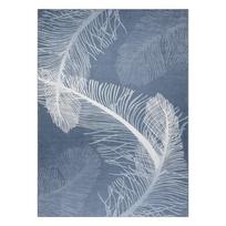Kilimas vidaus Hakano Arlen Feathers, balta/mėlyna, 170 cm x 120 cm