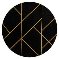 Kilimas vidaus Hakano Estema Marblegeo, juoda, 160 cm x 160 cm