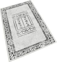 Kilimas vidaus Conceptum Hypnose W1051 213HFT1464, balta/juoda, 100 cm x 60 cm