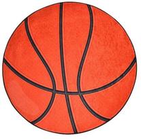 Kilimas vidaus Conceptum Hypnose Basketball, oranžinė, 200 cm x 200 cm