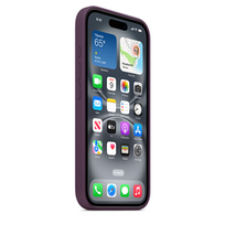 iphone tele2 - APPLE iPhone 16 Silicone MagSafe - Plum - 2 nuotrauka