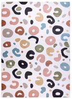 Kilimas vidaus Hakano Beo Spots, įvairių spalvų/kreminė, 150 cm x 80 cm