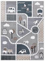 Kilimas vidaus Hakano Beo Flami Strade, balta/pilka/smėlio, 150 cm x 80 cm