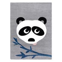 Kilimas vidaus Hakano Tinies Panda 2, balta/juoda/mėlyna, 190 cm x 140 cm