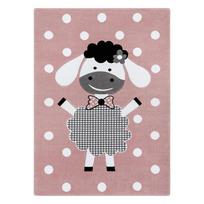 Kilimas vidaus Hakano Tinies Dolly, balta/rožinė, 170 cm x 120 cm