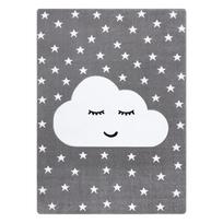 Kilimas vidaus Hakano Tinies Cloud, baltas/pilkas, 150 cm x 80 cm