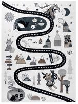 Kilimas vidaus Hakano Beo Route, juoda/kreminė/smėlio, 150 cm x 80 cm