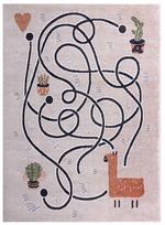 Kilimas vidaus Hakano Beo Game, įvairių spalvų/smėlio, 150 cm x 80 cm