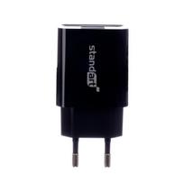 Telefono įkroviklis Standart GT-RJ331, 2 x USB, juoda