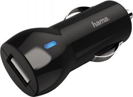 automobilinis ikroviklis 12v - Automobilinis įkroviklis Hama, USB, juoda, 12 W - 1 nuotrauka